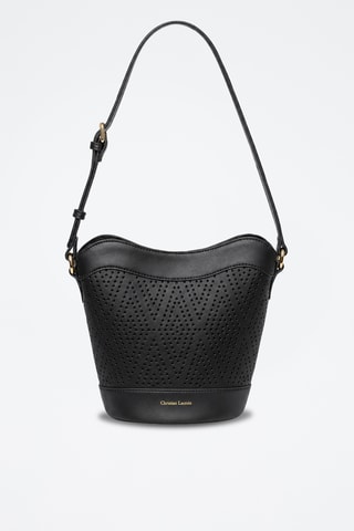 Leren Trendy Handtas Nebula - Zwart