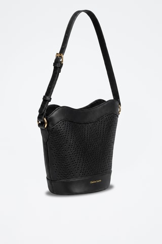 Leren Trendy Handtas Nebula - Zwart