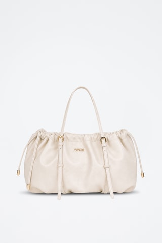 Leren Handtas Ciselia - Ecru