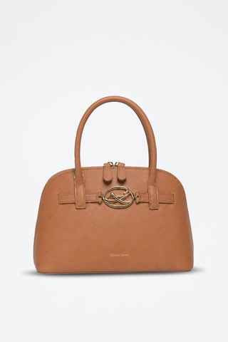 Leren Handtas Rocaille - Bruin