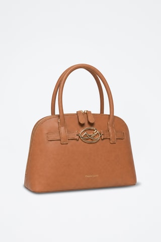 Leren Handtas Rocaille - Bruin