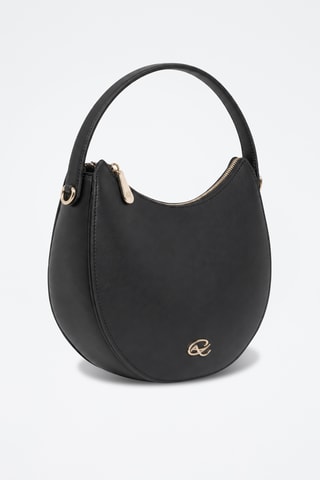Leren Trendy Handtas Sirocco - Zwart