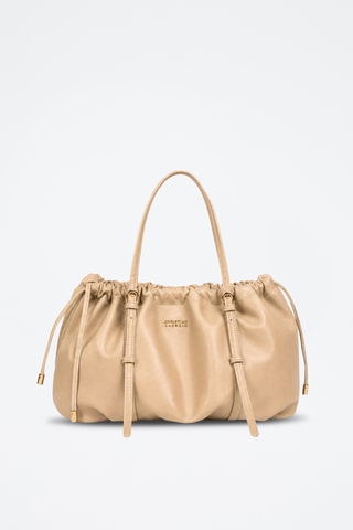 Leren Handtas Ciselia - Beige