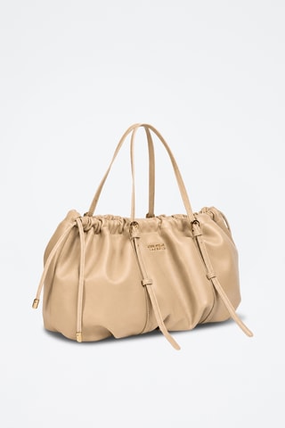 Leren Handtas Ciselia - Beige