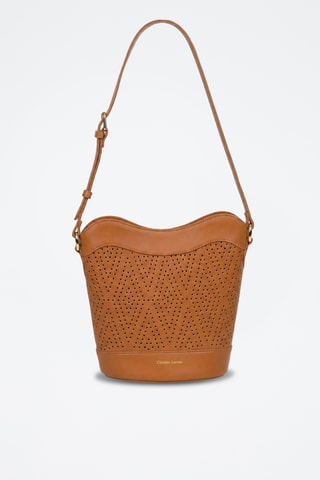 Leren Trendy Handtas Nebula - Bruin