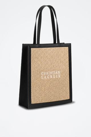 Leren Shopper Terana - Zwart