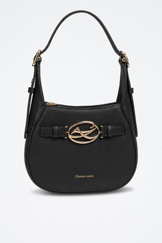 Leren Trendy Handtas Rocaille - Zwart