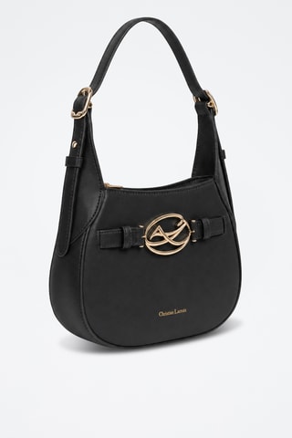 Leren Trendy Handtas Rocaille - Zwart