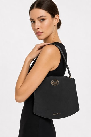 Leren Trendy Handtas Aubanel - Zwart