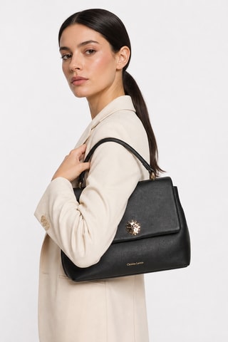 Leren Handtas Calisson - Zwart