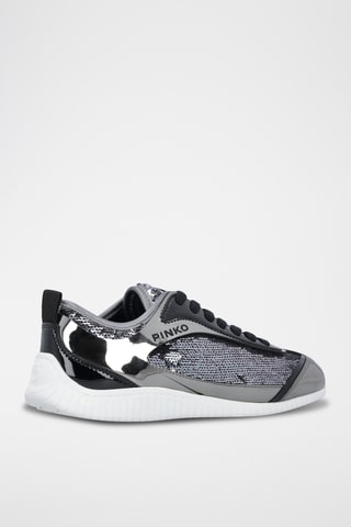 Zapatillas con brillo - Gris