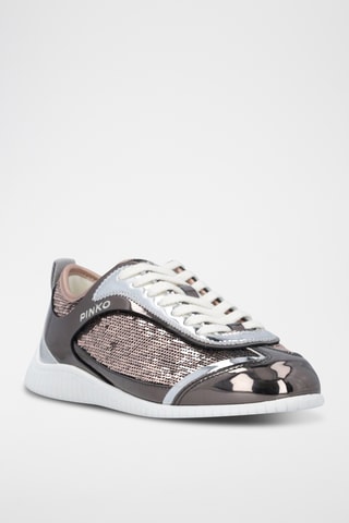 Zapatillas con brillo - Gris