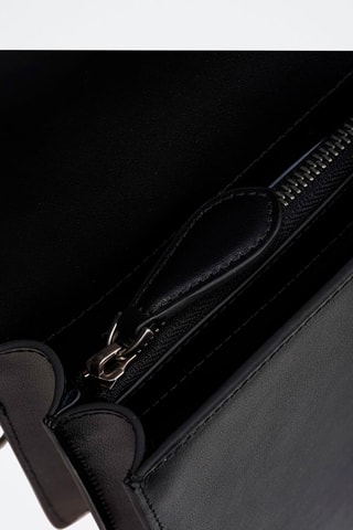 Bandolera de piel Love One Classic - Negro
