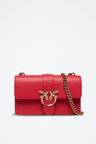Bandolera de piel - Rojo