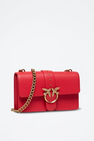 Bandolera de piel - Rojo