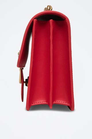 Bandolera de piel - Rojo
