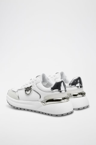 Zapatillas de piel Gem - Blanco