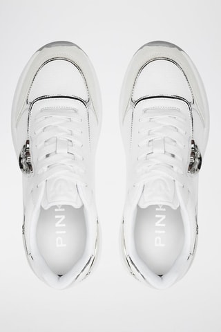 Zapatillas de piel Gem - Blanco