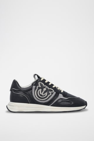 Zapatillas de piel - Negro
