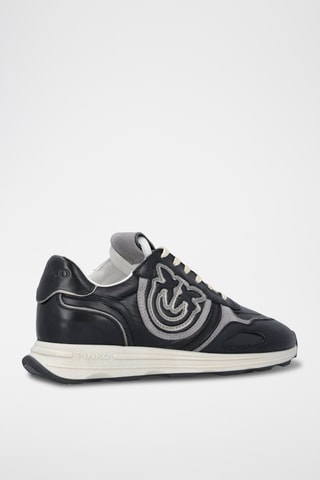 Zapatillas de piel - Negro