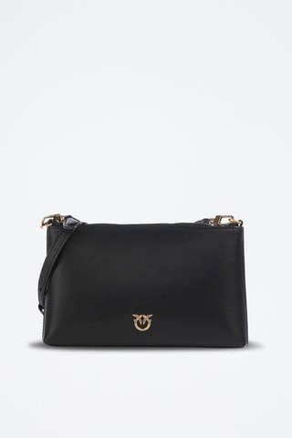 Bandolera de piel bovina - Negro
