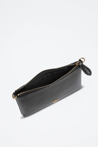 Bandolera de piel bovina - Negro