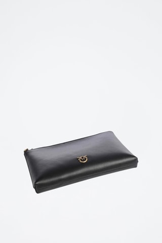 Bandolera de piel bovina - Negro