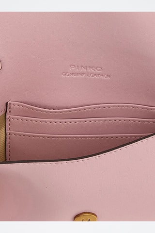 Bolso de piel caprina Flat Mini - Rosa