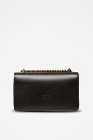 Bandolera de piel Love One Mini - Negro