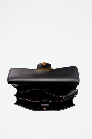Bandolera de piel Love One Mini - Negro