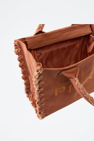 Bolso de piel ovina - Marrón