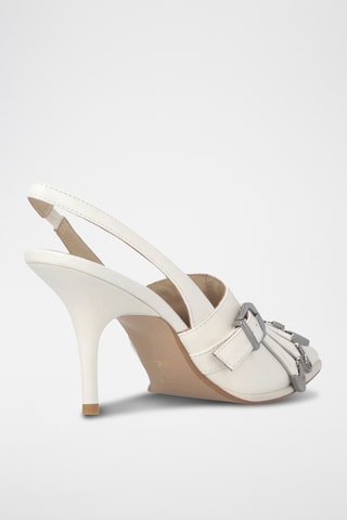 Zapatos de piel de tacón Lady 04 - Beige