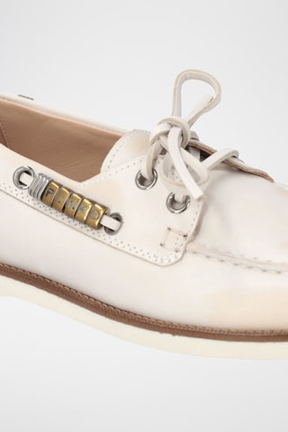 Náuticos de piel Grace 01 - Blanco