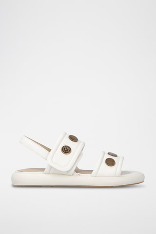 Sandalias de piel Fiona 01 - Beige