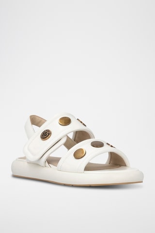 Sandalias de piel Fiona 01 - Beige