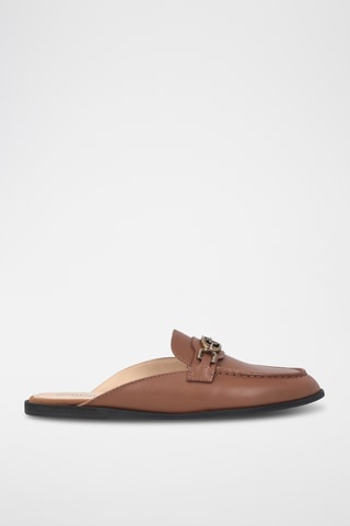 Sandalias de piel Naty 09 - Marrón