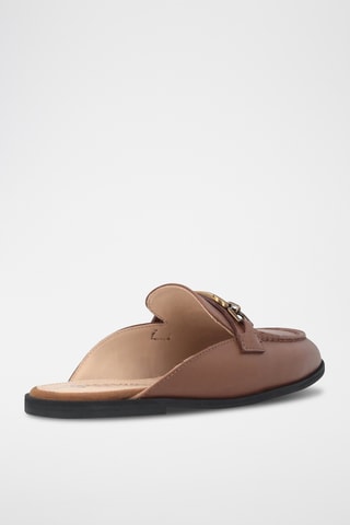 Sandalias de piel Naty 09 - Marrón