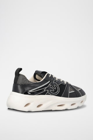 Zapatillas de piel Pink 06 - Negro