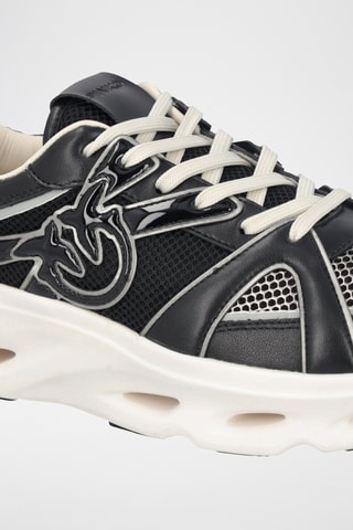 Zapatillas de piel Pink 06 - Negro
