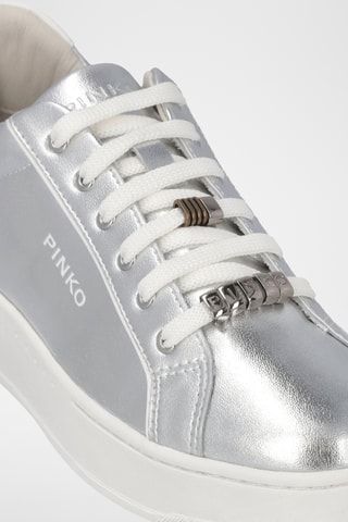 Zapatillas de piel Iris 01 - Plateado