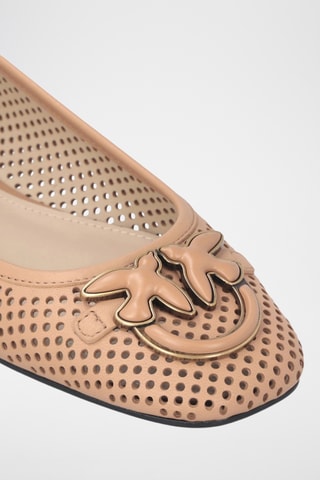 Bailarinas de piel caprina Max 11 - Rojo