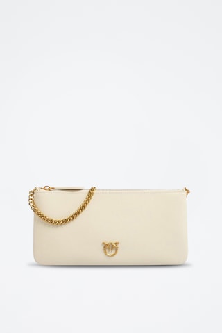 Bolso de mano de piel - Blanco