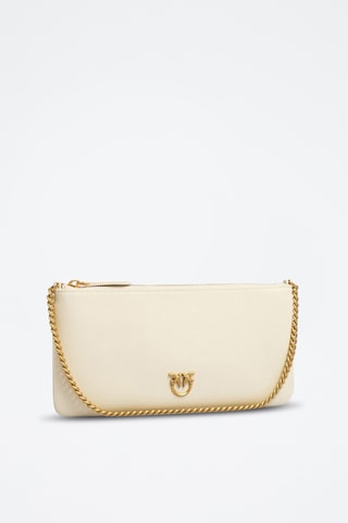 Bolso de mano de piel - Blanco