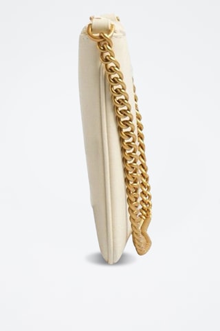 Bolso de mano de piel - Blanco