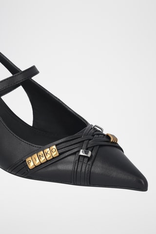 Zapatos de piel de tacón Gloria 18 - Negro