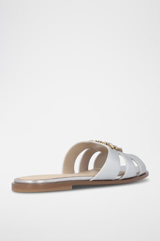 Sandalias de piel Bowy 04 - Plateado