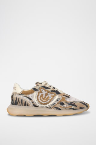 Zapatillas de piel caprina Zoe 18B - Marrón