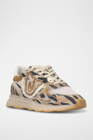 Zapatillas de piel caprina Zoe 18B - Marrón