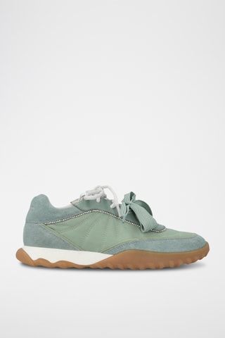 Zapatillas de piel Gea 02 - Verde