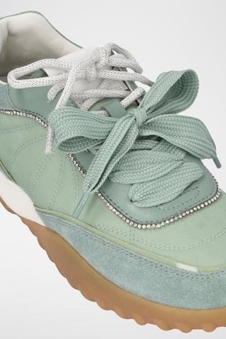 Zapatillas de piel Gea 02 - Verde